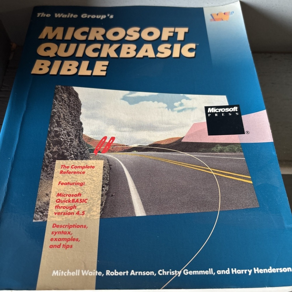 Waite Group's Microsoft QuickBASIC Bible - paperback Waite, Mitchell